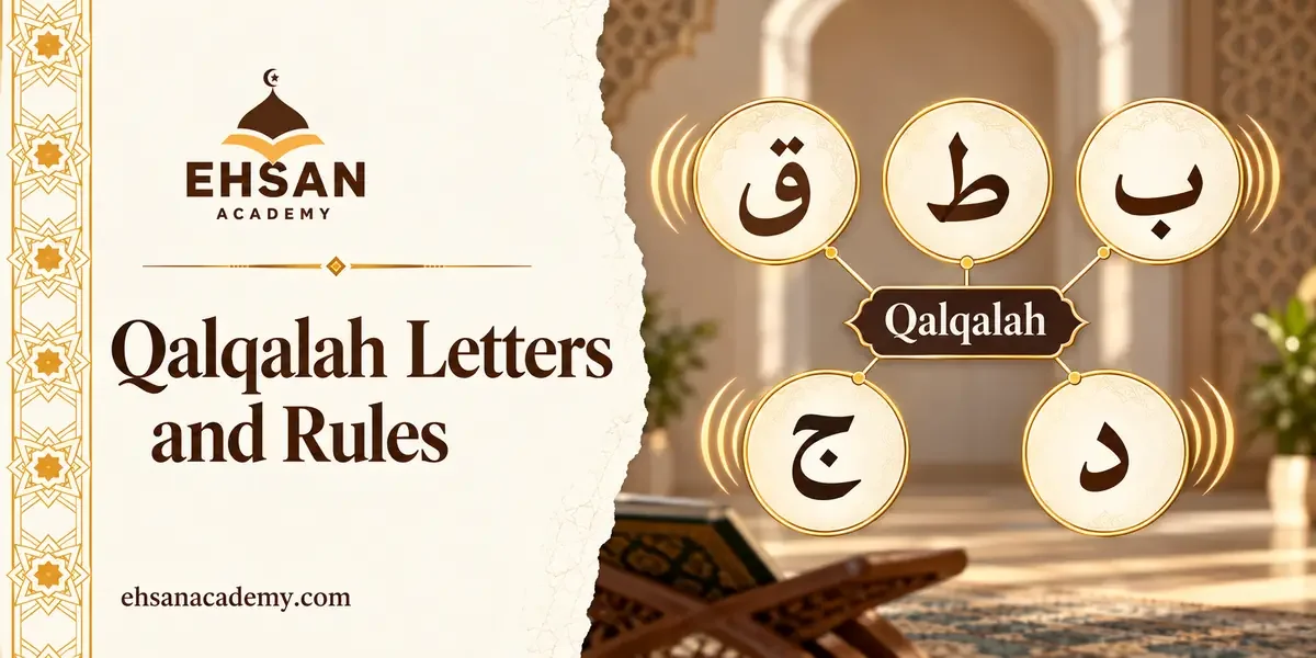 Qalqalah letters / Al Qalqalah rule